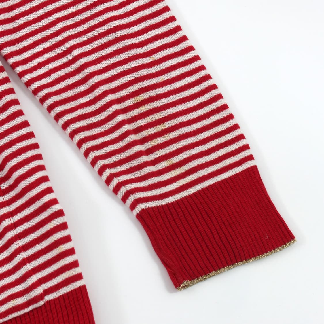 소니아 리키엘 레드 면 코튼 스트라이프 가디건 상품이미지9