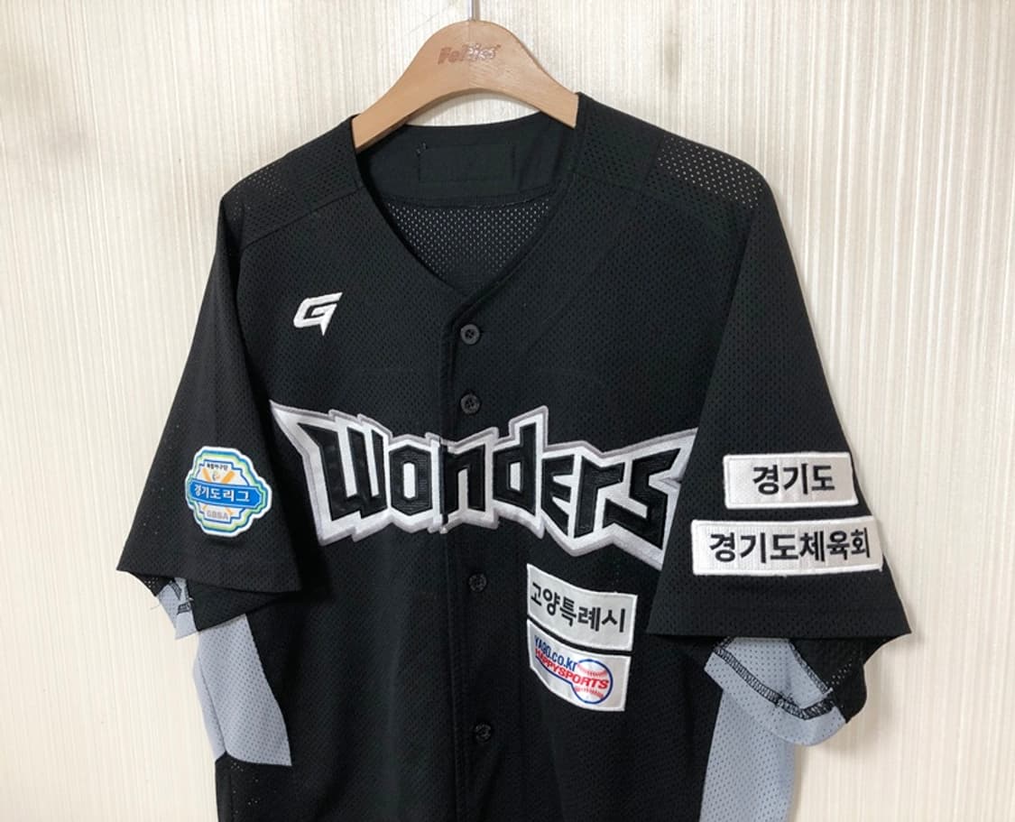 골드볼파크 독립야구단 경기도리그 고양원더스 선수실착 유니폼/져지 #66 상품이미지5