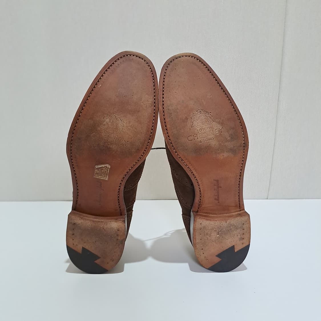 (택포) 조셉치니 스웨이드 브라운 슈즈  8.5 B736 상품이미지8