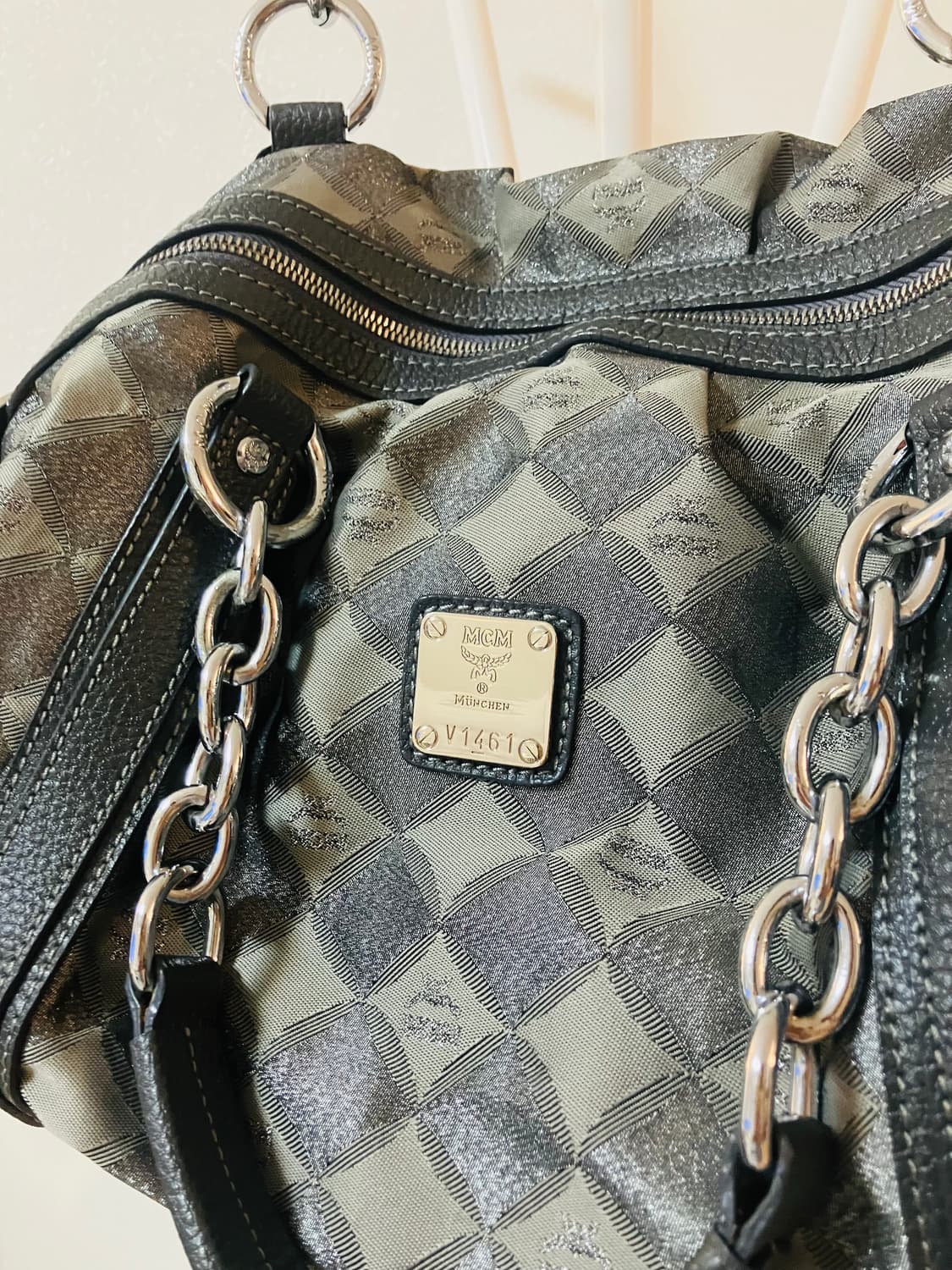 MCM 엠씨엠 00s 체인 숄더백 y2k가방 오네갸루 라떼갸루 상품이미지2