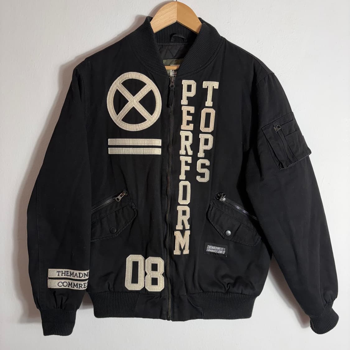 THEMADNESS 항공 점퍼 블랙(XL) 상품이미지1