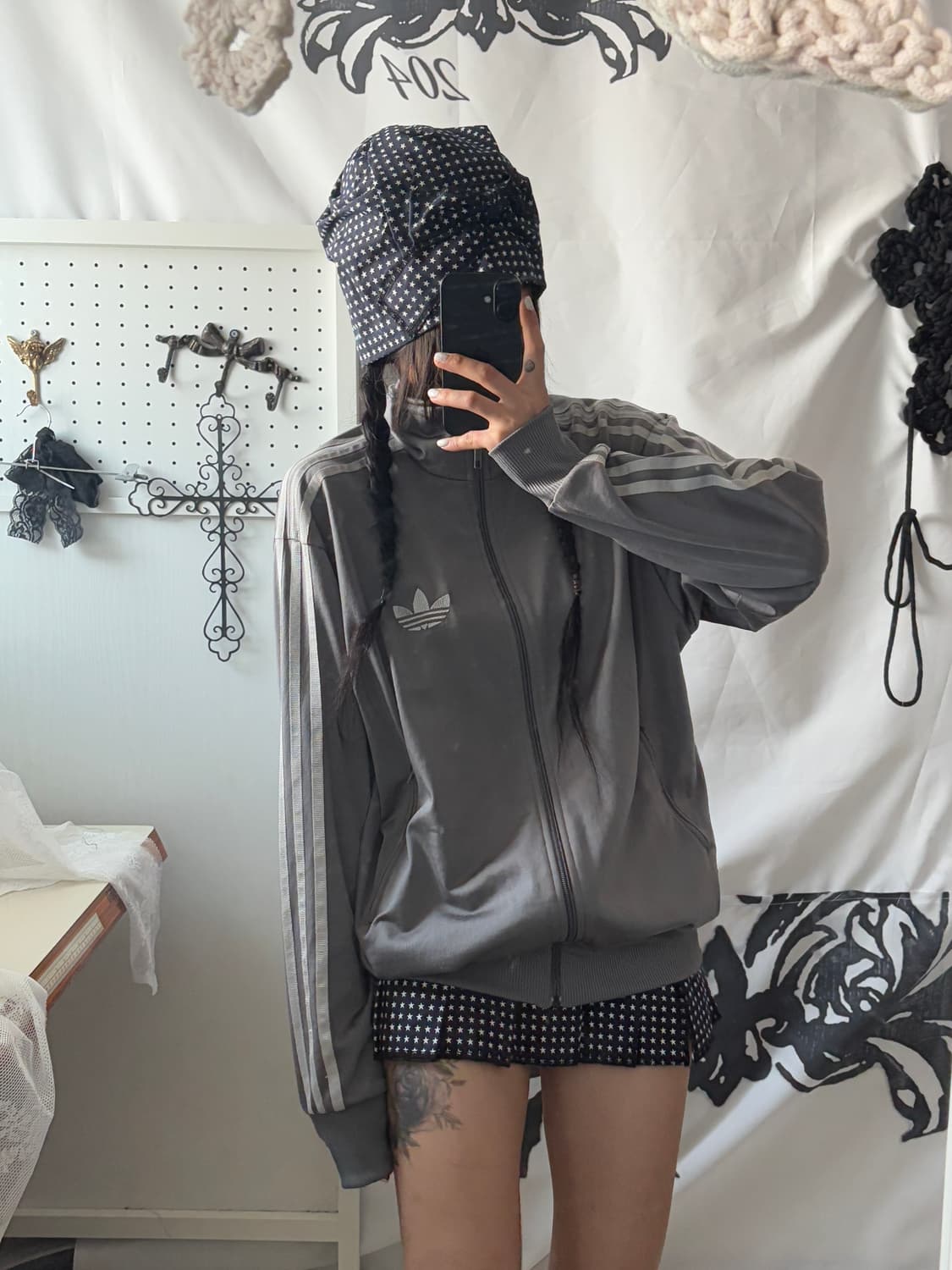 Adidas Grey Firebird Jersey 상품이미지4