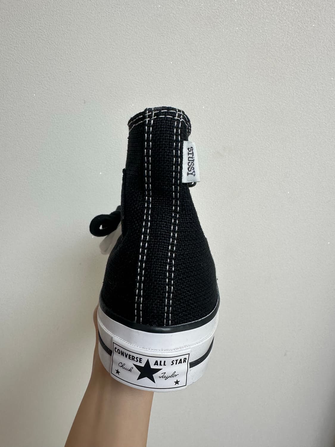 컨버스 x 스투시 척 70 하이 블랙 상품이미지4
