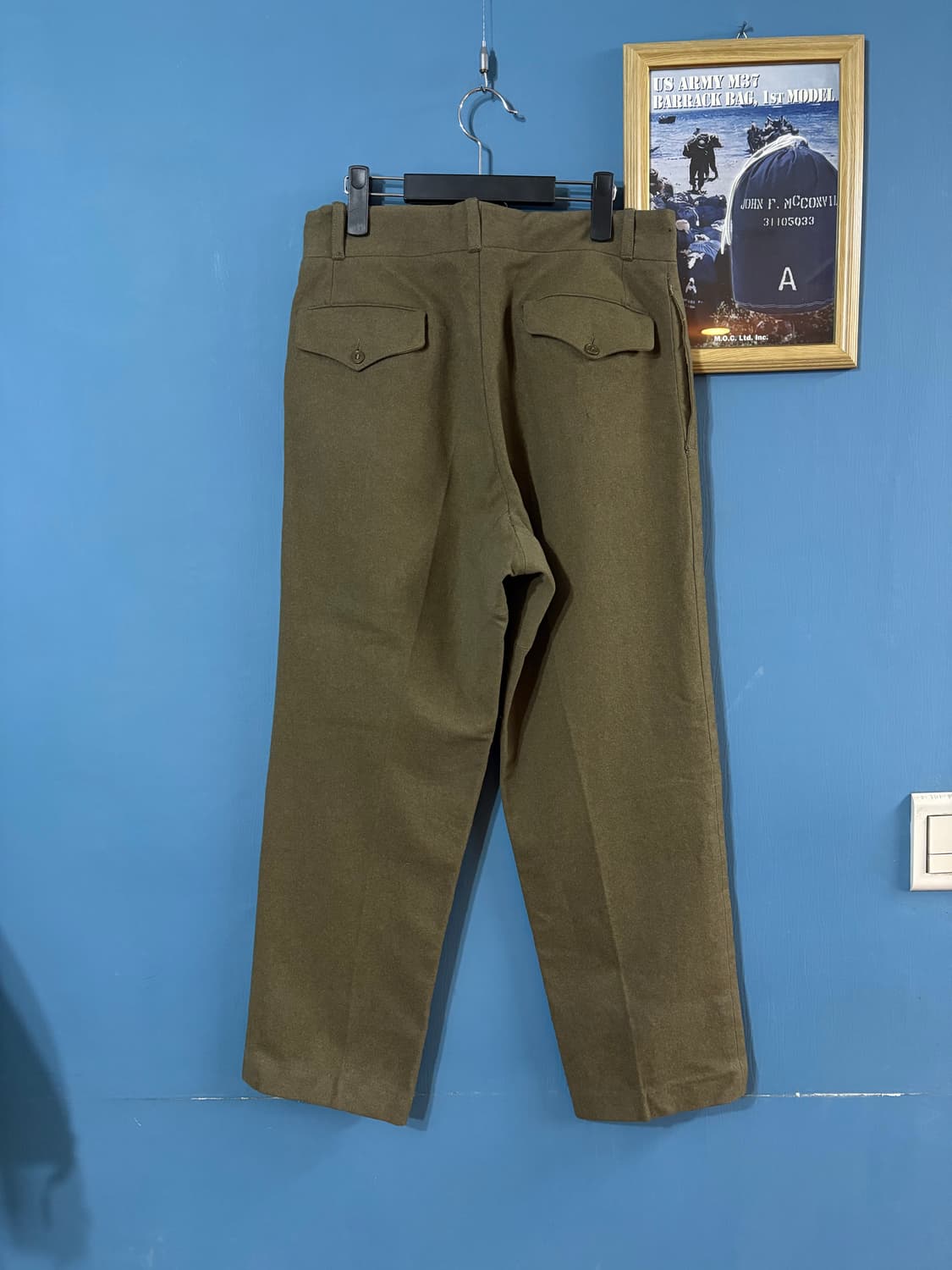 60‘s French army Filed Wool Trouser Pant 상품이미지10