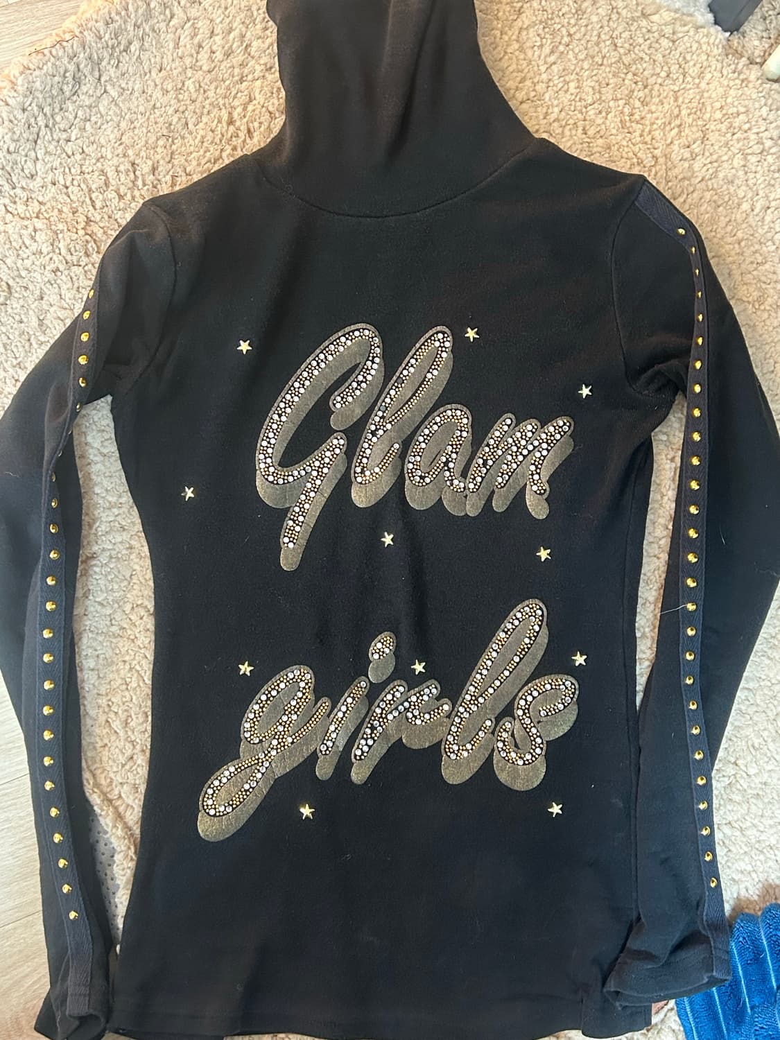 빈티지 터틀넥 갸루 펑크 상의 판매  상품이미지1