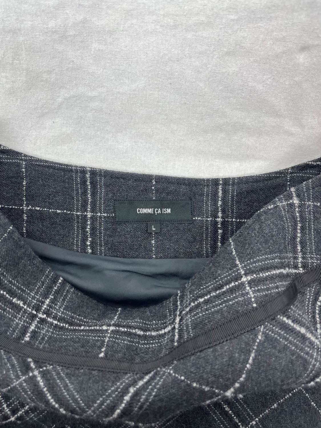 COMME CA ISM 울 체크패턴 스커트  상품이미지4