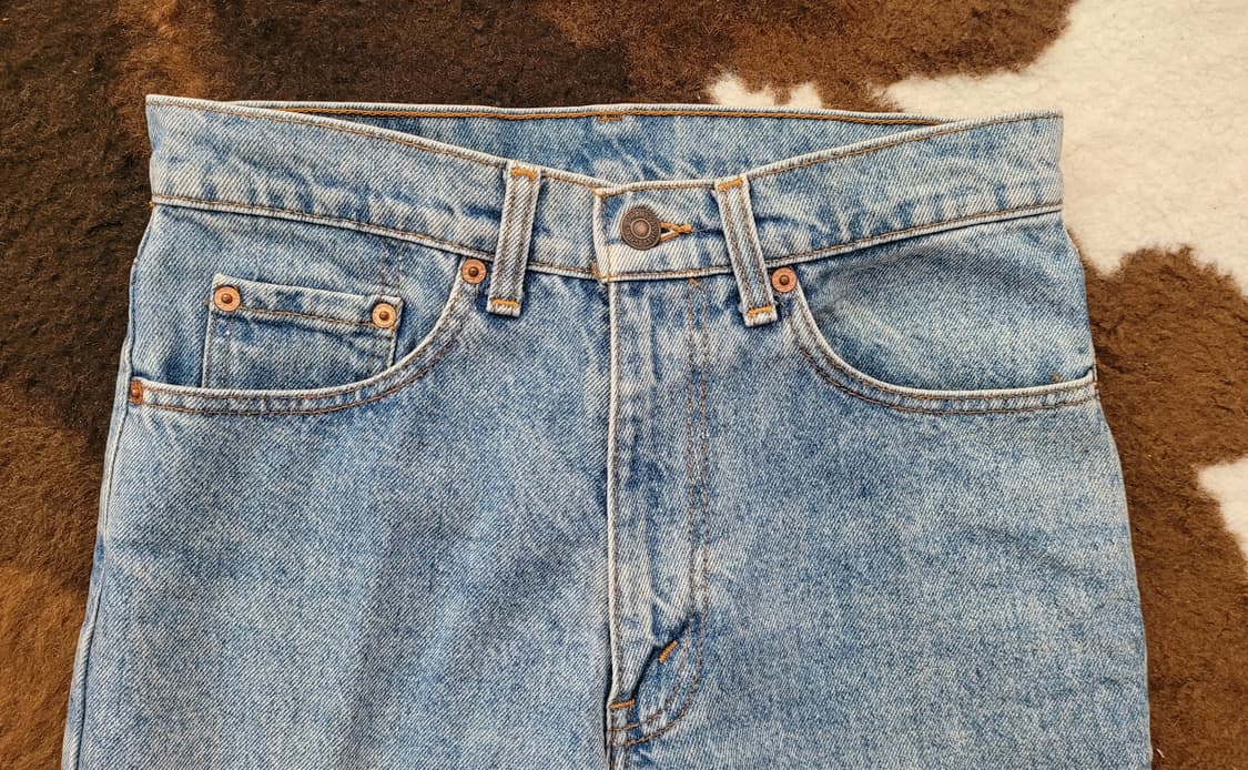 리바이스 515 남녀공용 밝은색 청바지(28) 상품이미지5