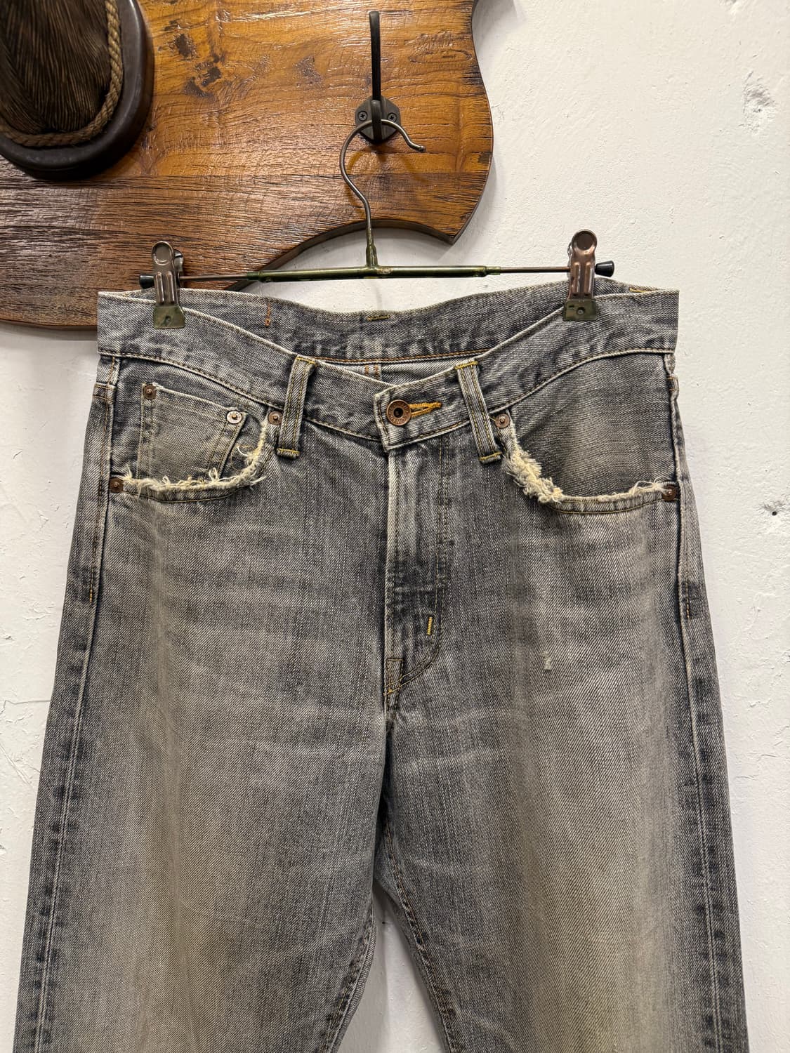 (29inch) EDWIN 에드윈 505Zx Grey Washed Sel 상품이미지9