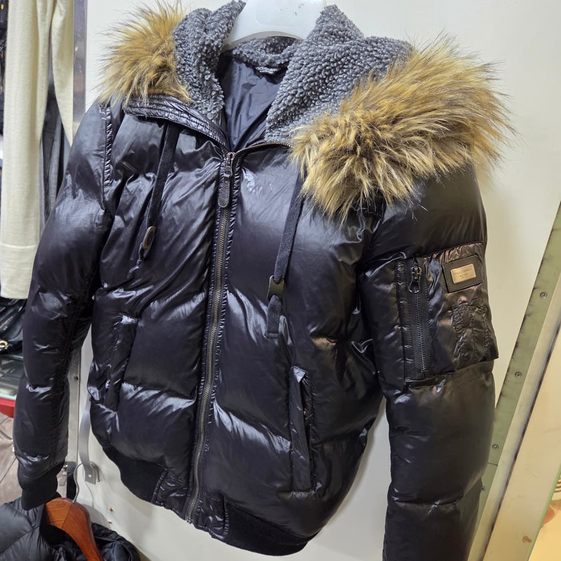 돌체앤가바나 플레이트 패딩 봄버 상품이미지2