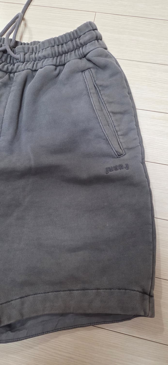 [44] 준지 그레이 가먼트 밴딩 팬츠 반바지 상품이미지2
