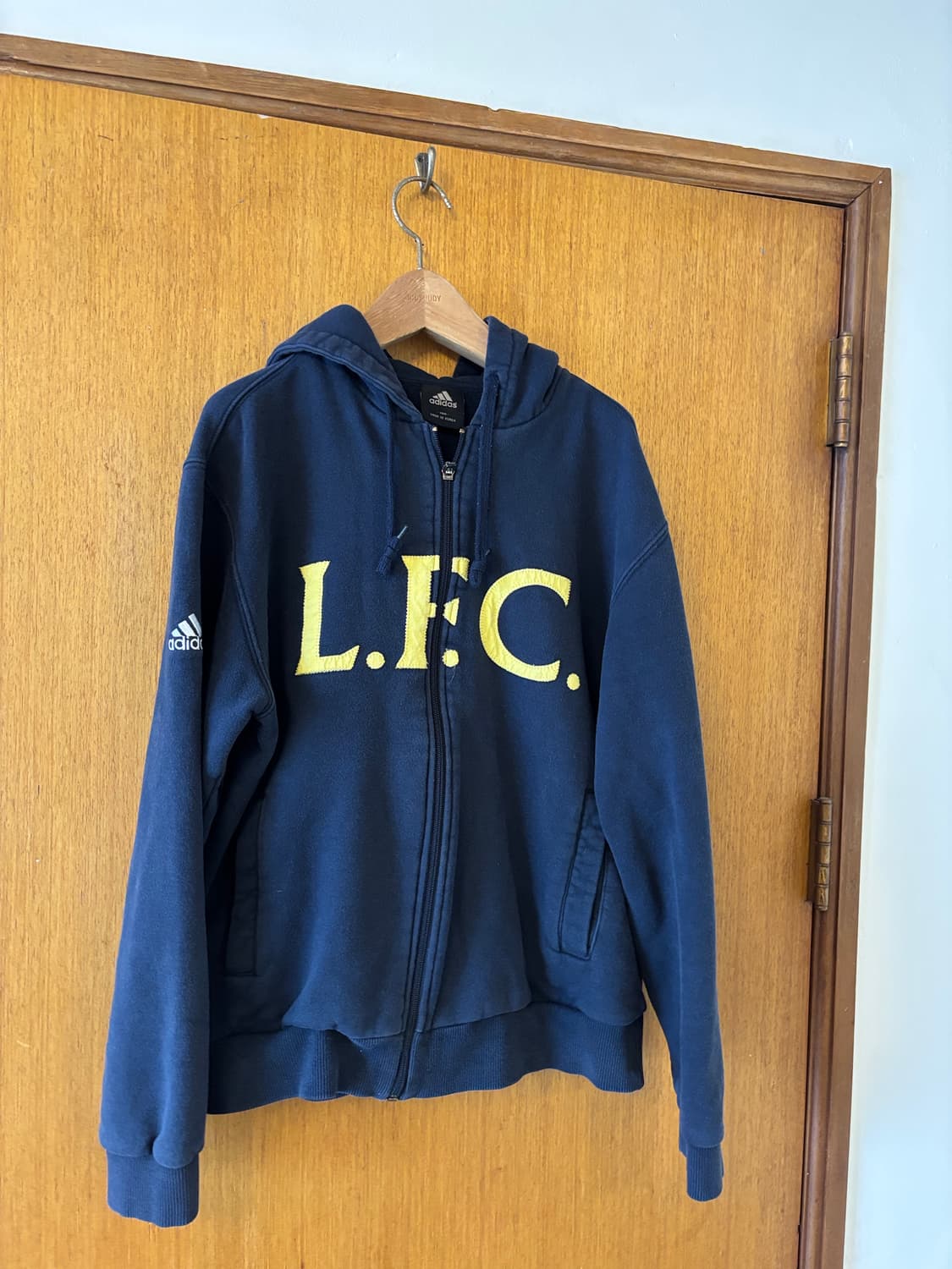 아디다스 LFC 네이비 후드 집업 상품이미지2