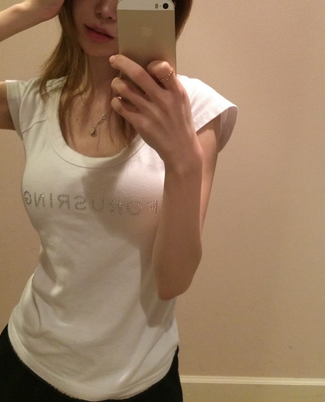 Foursring 포어링 비주얼 로고 티/화이트 상품이미지2