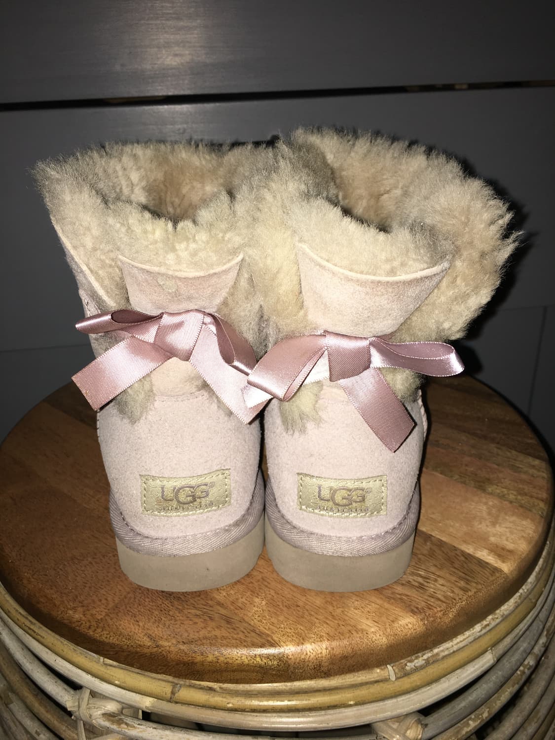 🎀230 UGG 연보라 리본 어그부츠 상품이미지2