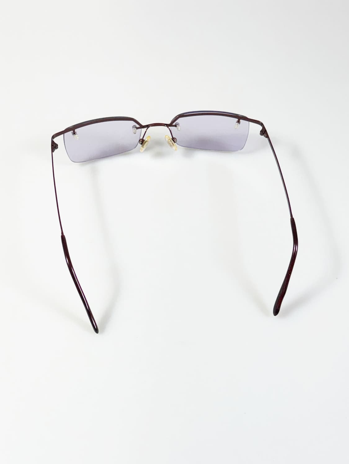 JEEP PLUS 반무테 스퀘어 메탈 프레임 빈티지 안경 상품이미지5