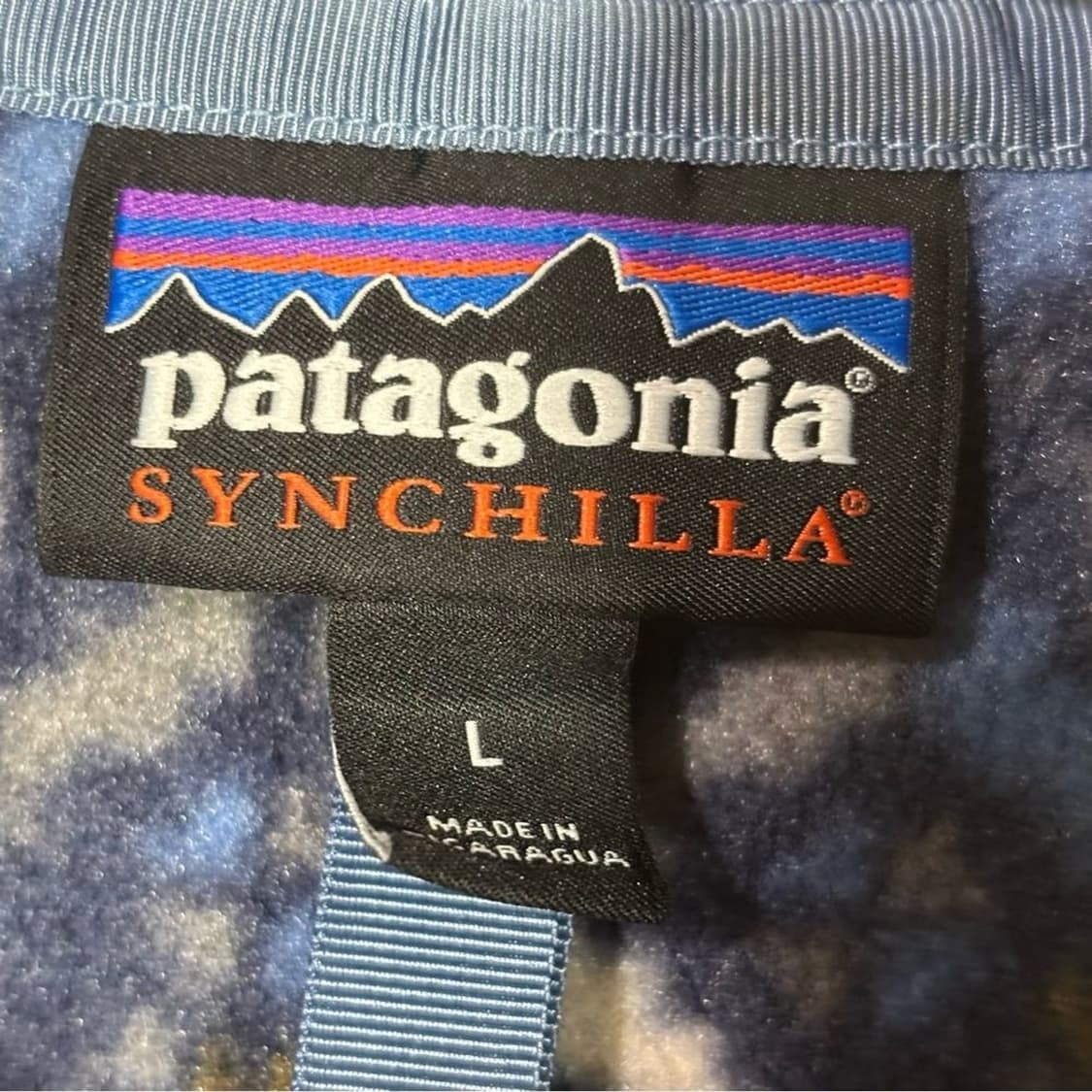 10s 파타고니아 신칠라 스냅-T 네이비/옐로우 상품이미지5