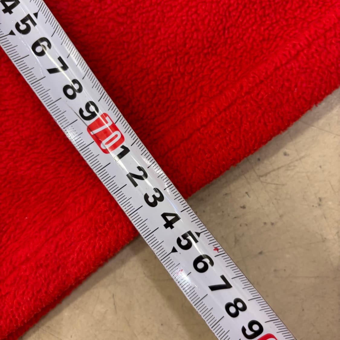 타미힐피거 레드 플리스 하프집업 상품이미지4