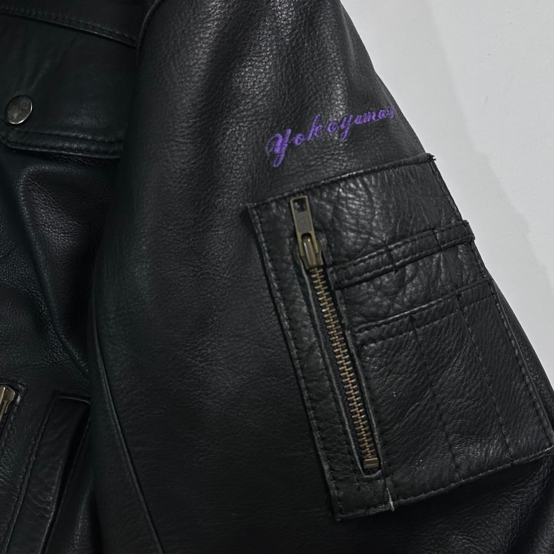 VTG 소가죽 모터사이클 자켓 상품이미지4