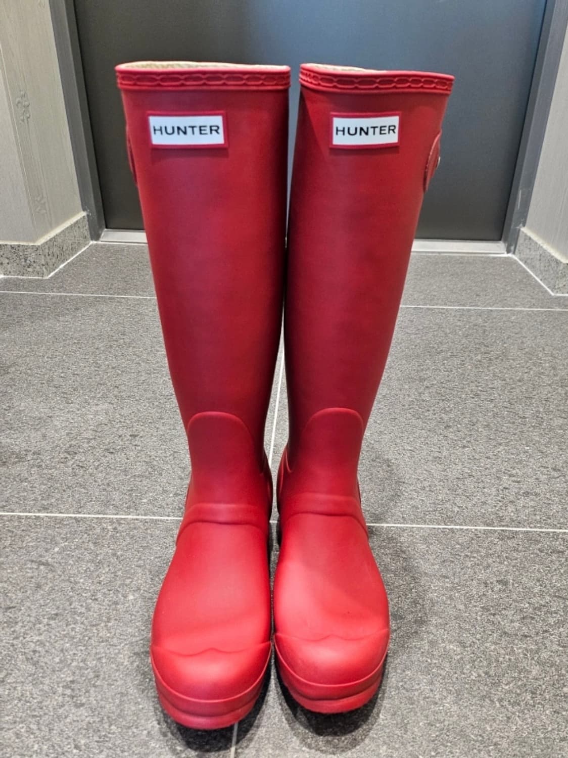 헌터 레인부츠 레드 상품이미지1