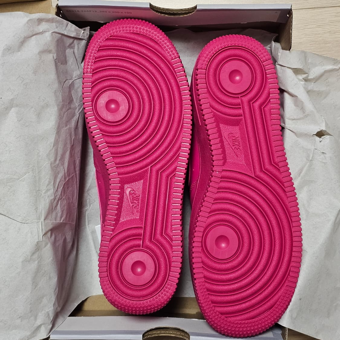 W240 새제품) 나이키 에어포스 1 '07 파이어베리 피어스 핑크 상품이미지4