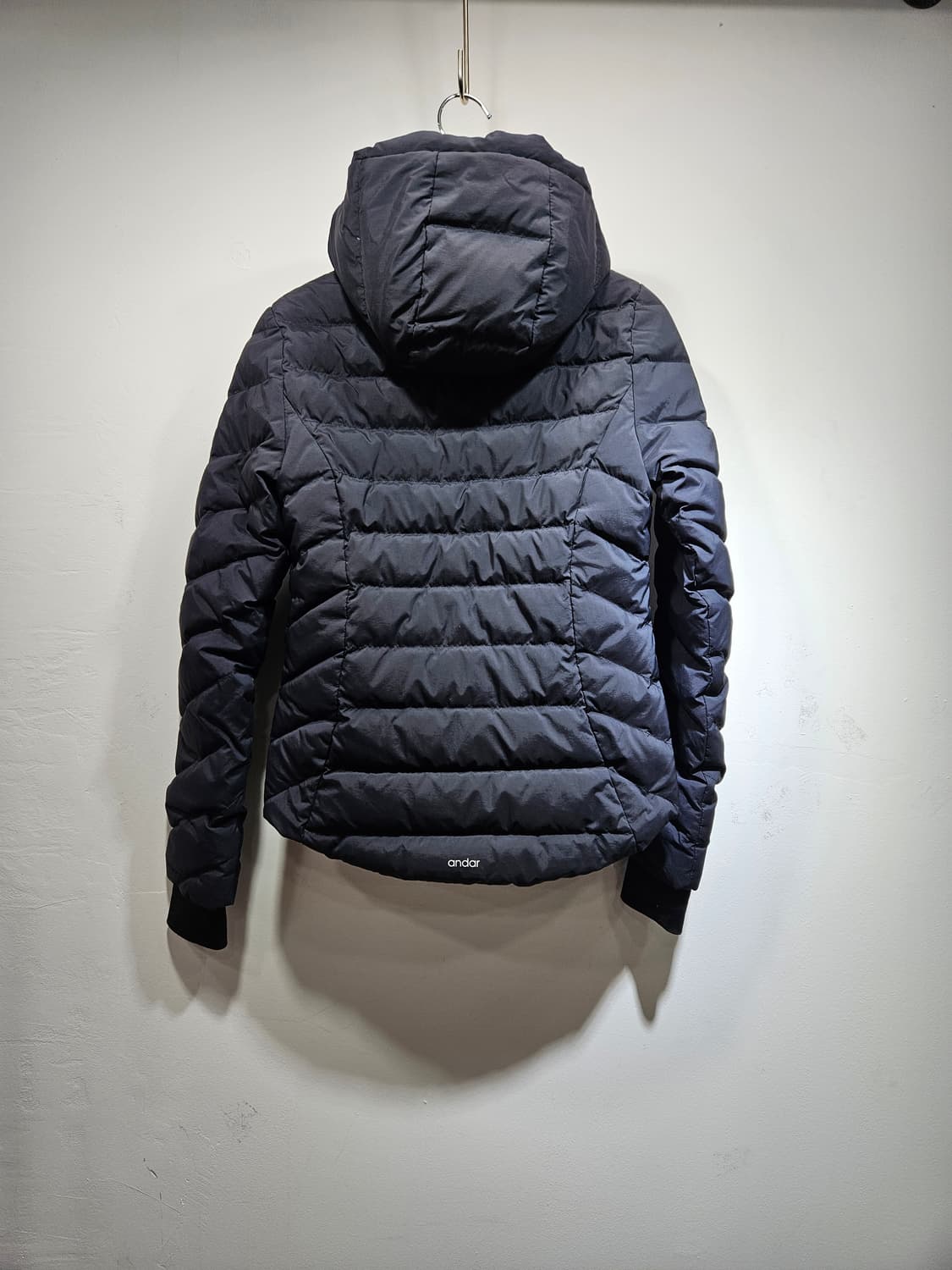 안다르 후드 경량 패딩 블랙 사이즈 0 상품이미지10