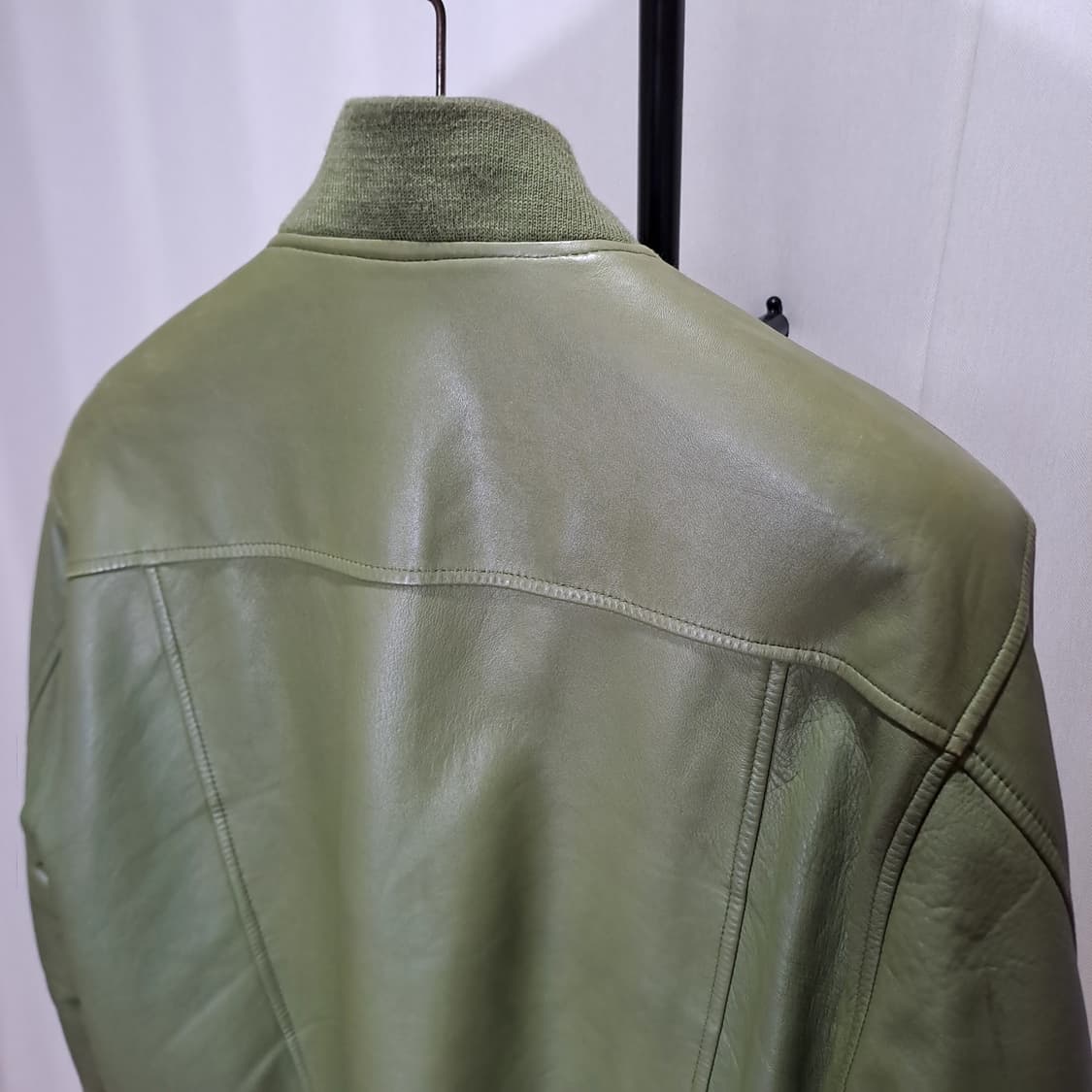 (택포) Schiatti 이태리 핸드메이드 양가죽 블루종 100 B656 상품이미지6