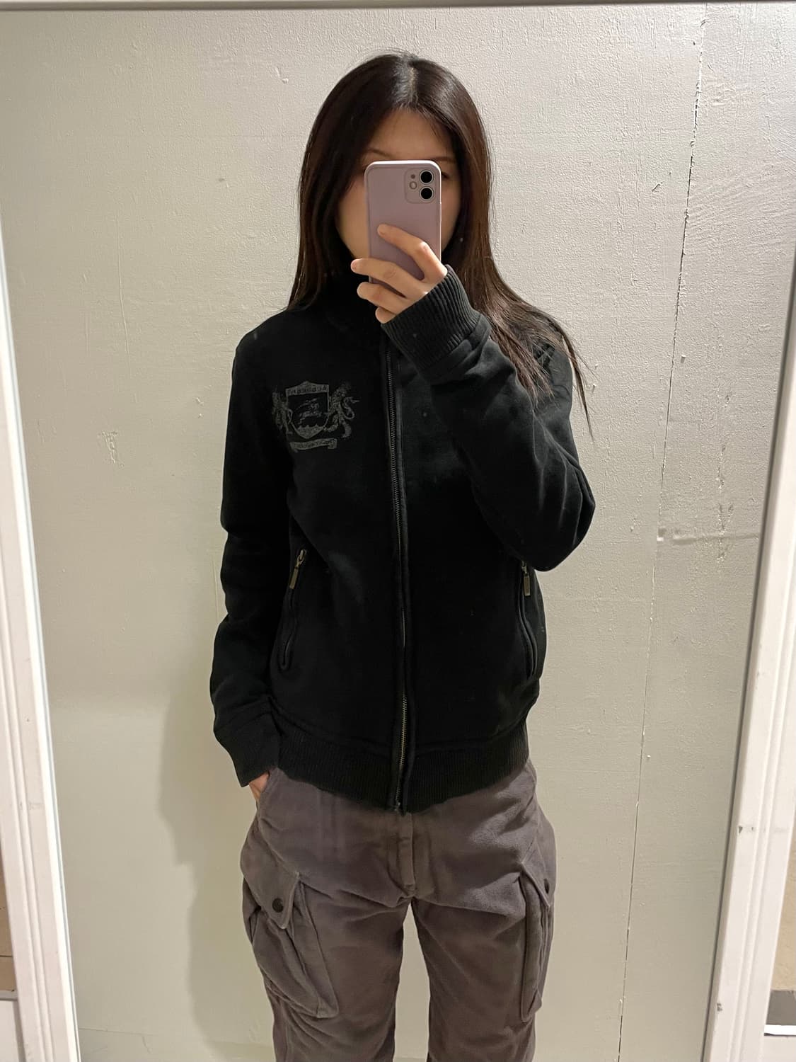 버버리 블랙라벨 집업 져지 상품이미지1