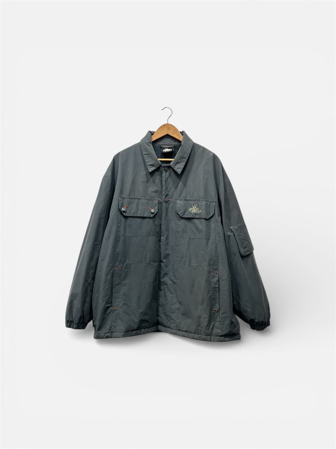 Vintage PNB Nation 안감 플리스 바람막이 자켓 XL 상품이미지1