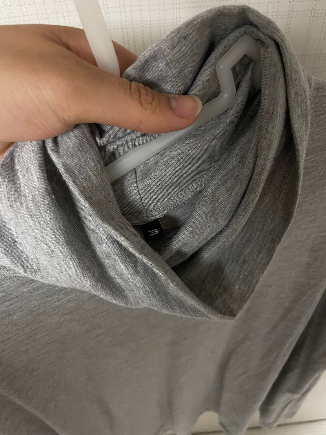 폴리테루 터틀넥 그레이 상품이미지2