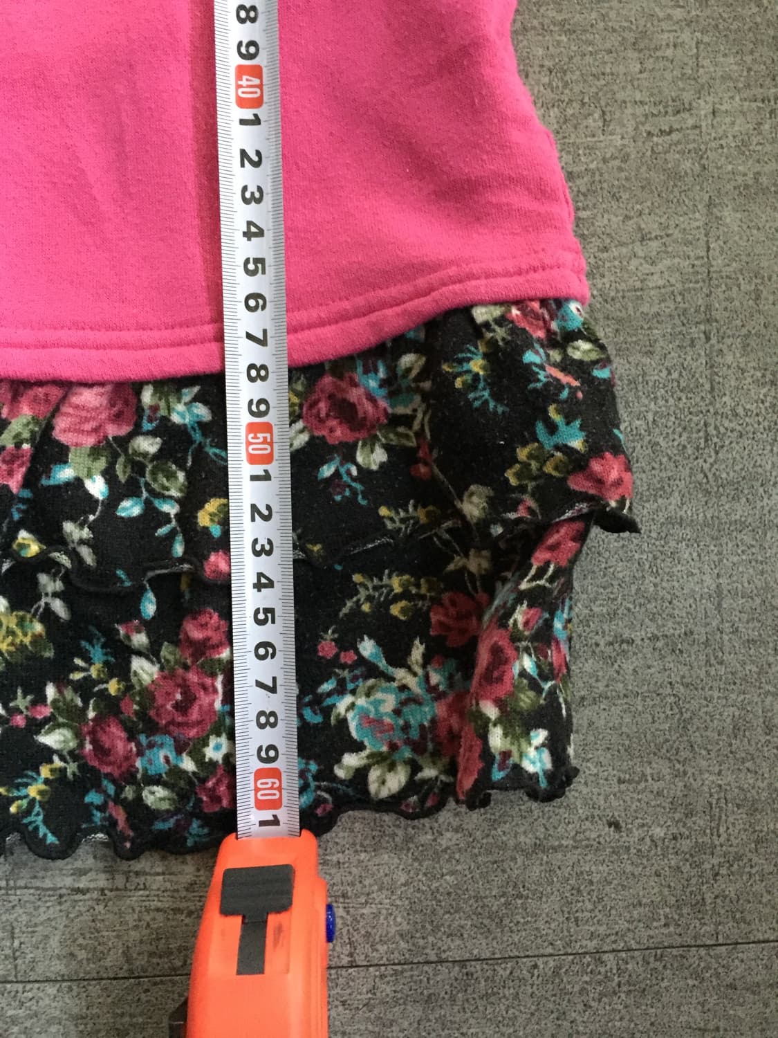 일본빈티지 Ficona 핀터깔y2k 라떼갸루 레이어드 스웻셔츠맨투맨핑크 상품이미지3