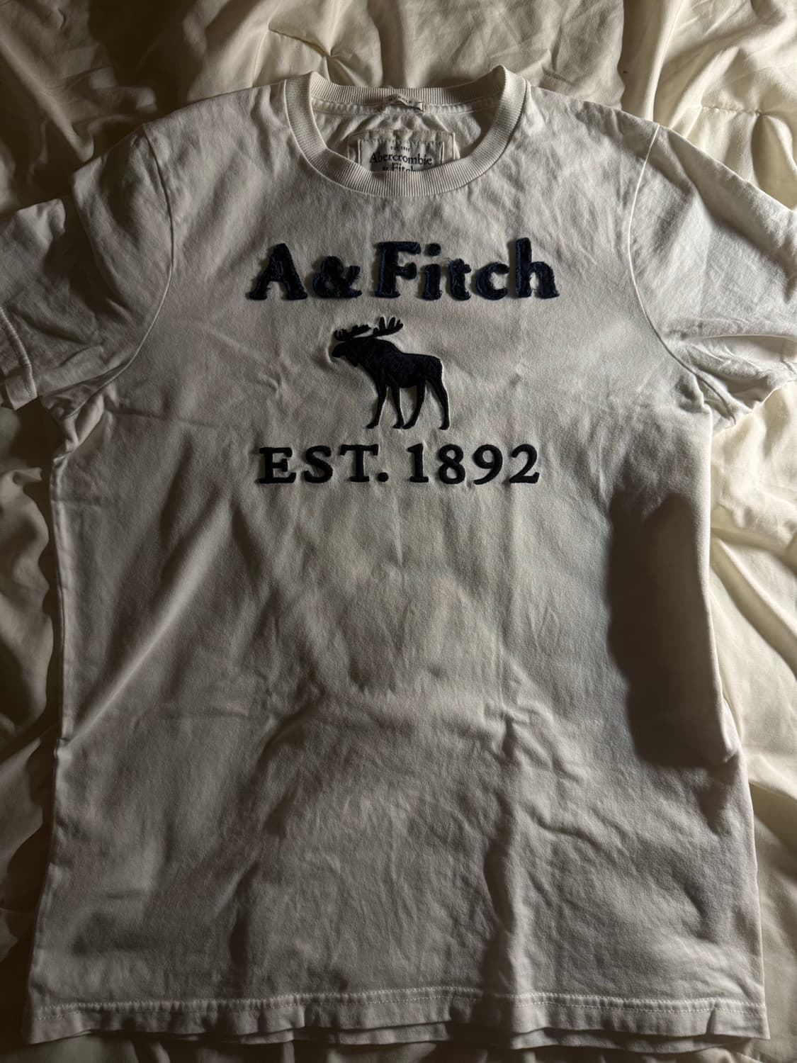 Abercrombie & Fitch 로고 반팔 티셔츠 상품이미지1