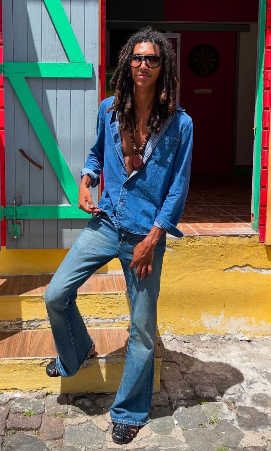 80's USA Made 빈티지 리바이스 646 벨바텀 부츠컷 오렌지탭 상품이미지5