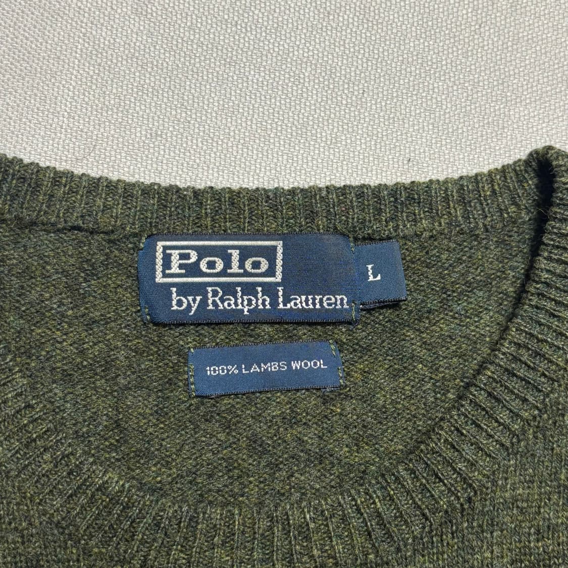 폴로랄프로렌 카키 니트 상품이미지4
