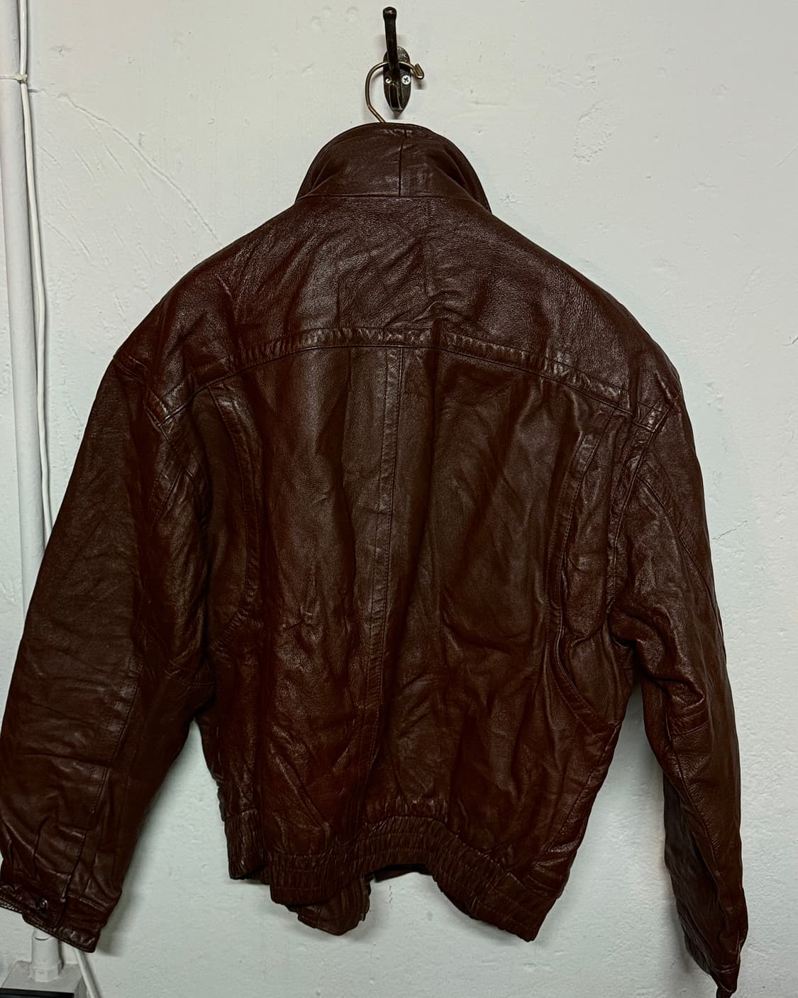 세인트 존스 베이 레더 봄버 자켓 L 상품이미지6