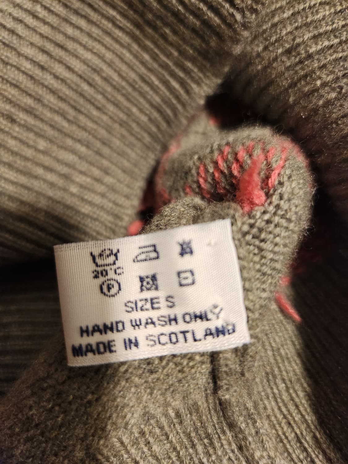 (정품)샤넬 배리 BARRIE  핑크 타탄 캐시미어 니트 상품이미지5