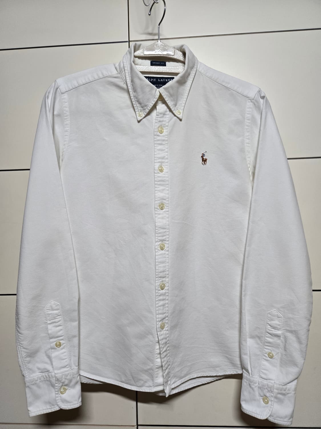 로렌 랄프로렌 여성 옥스포드 화이트 셔츠 상품이미지1