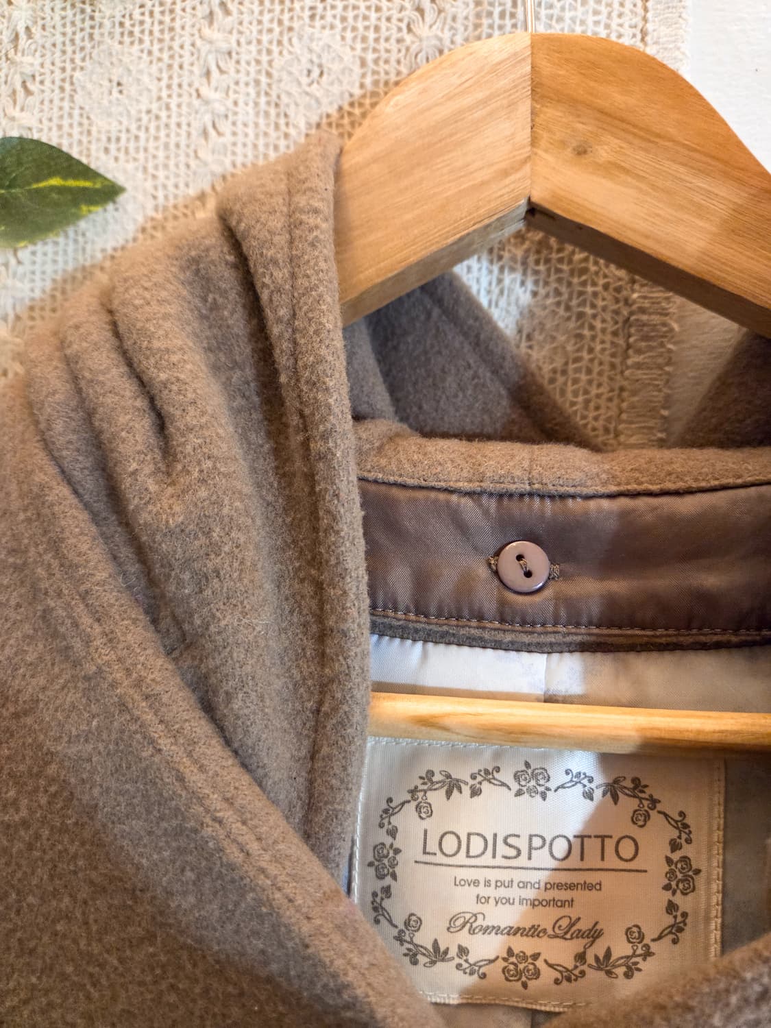 Lodispotto 초코라떼 후드 코트 상품이미지5