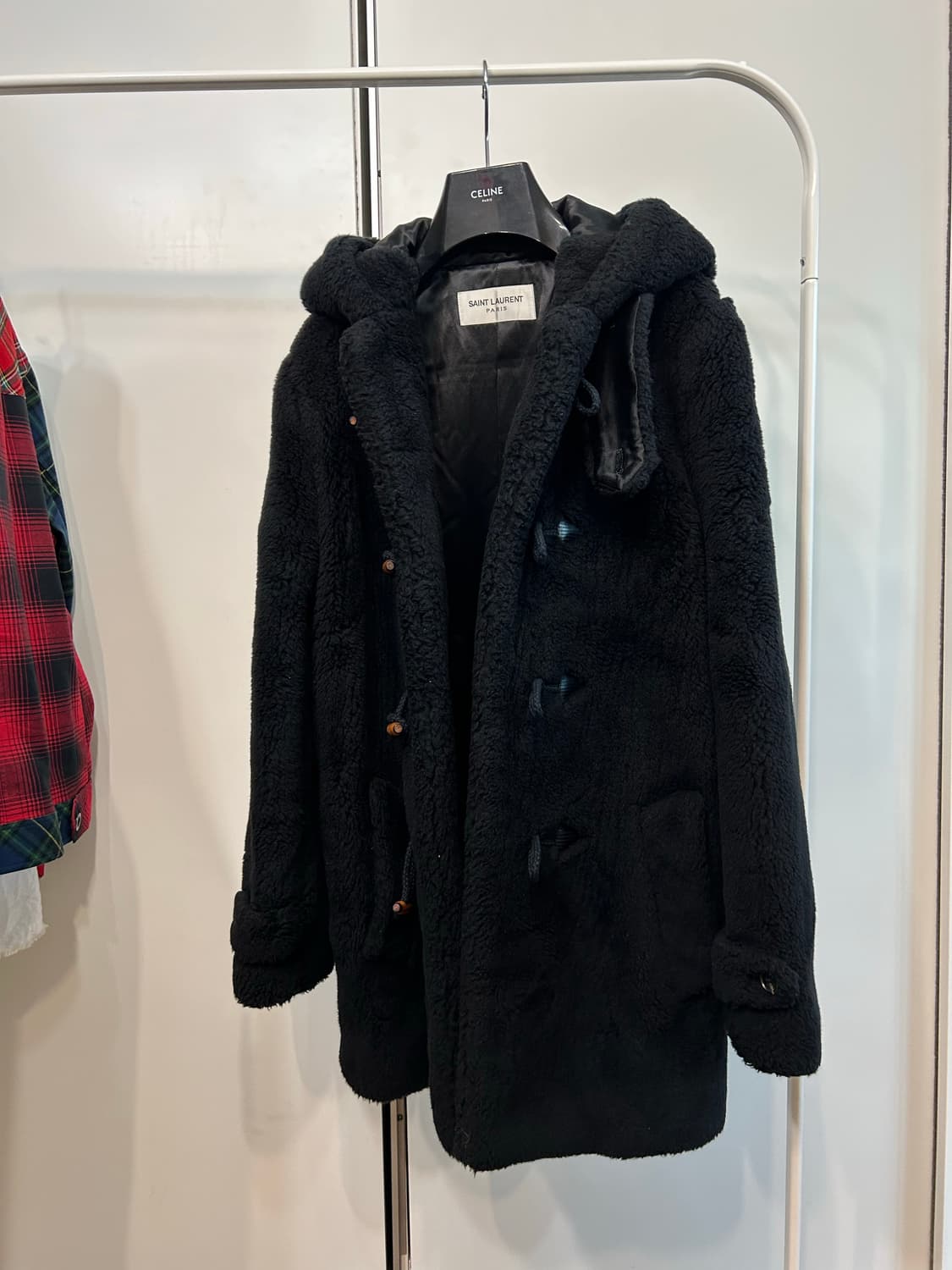 생로랑 21FW 퍼 더플코트 상품이미지4