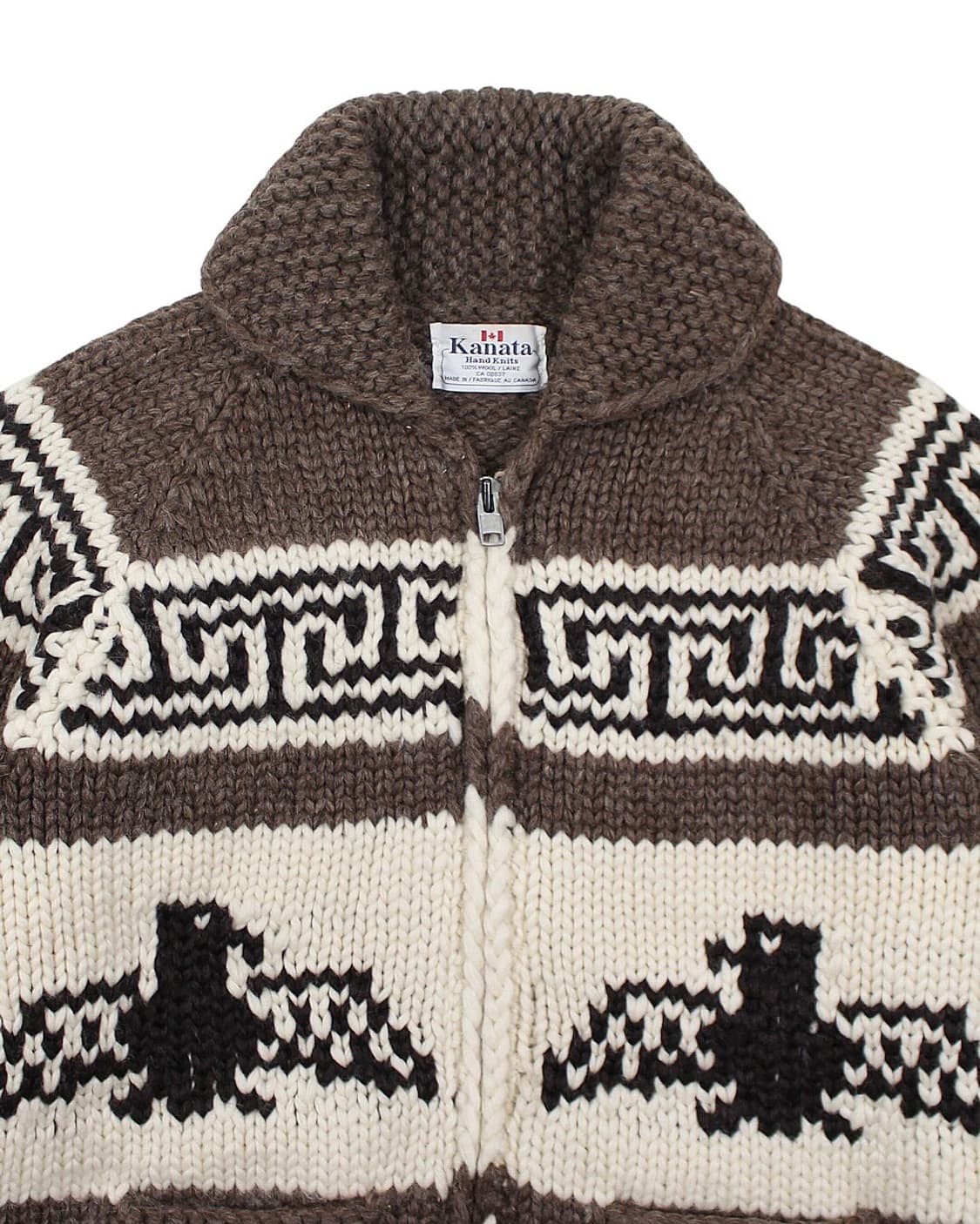 카나타 울 코위찬 집업 스웨터 썬더버드 캐나다 상품이미지4