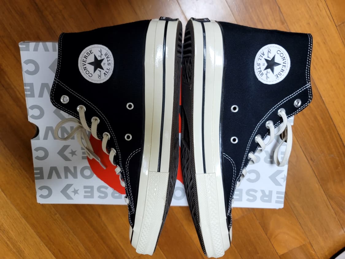 컨버스 척 70 하이 블랙 295사이즈 상품이미지4