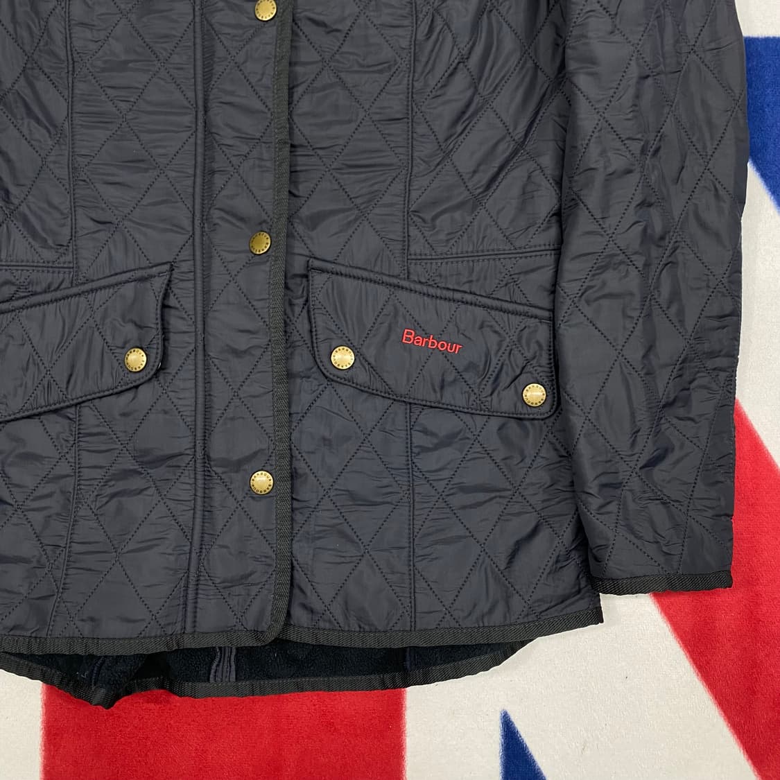 바버 카발리 폴라퀼팅자켓 uk10 상품이미지3