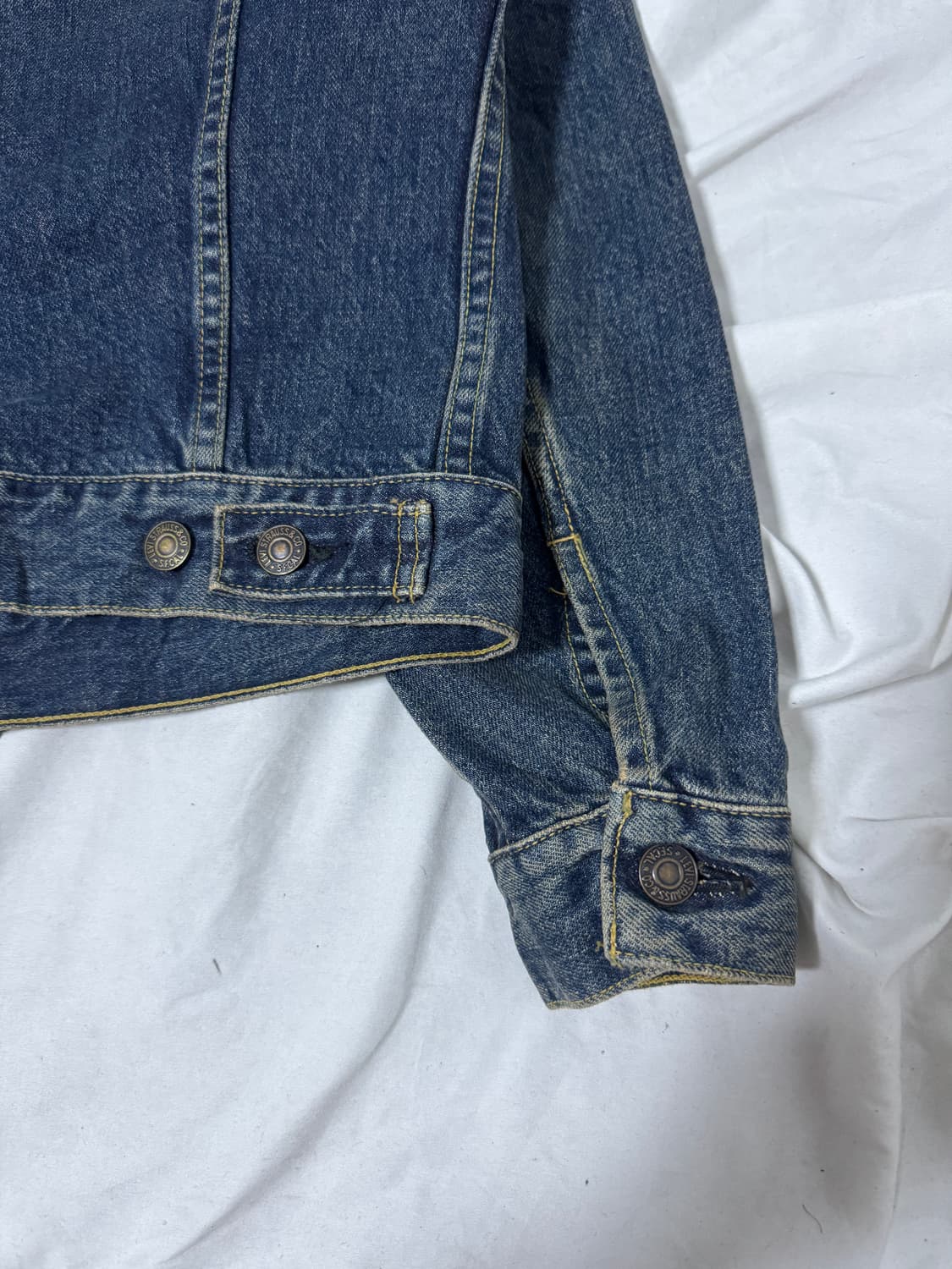 90s jp 리바이스 71557 빅e 데님 자켓 상품이미지4