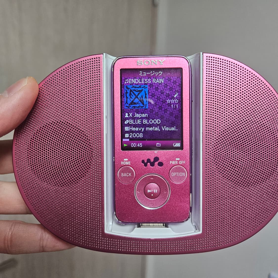 소니 워크맨 NW-S636F MP3 플레이어 + 도킹 스피커 상품이미지2