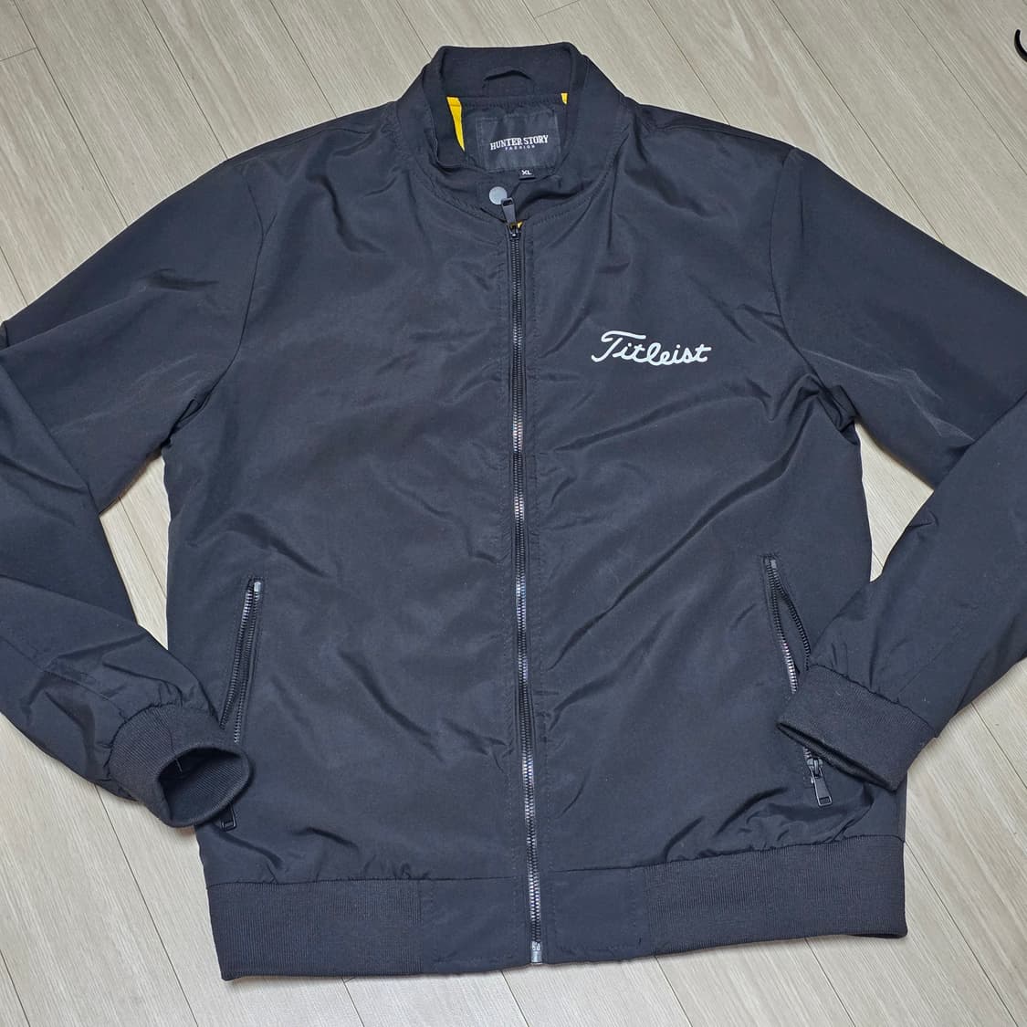 빈티지 남성 블랙 바람막이 점퍼 XL 상품이미지1