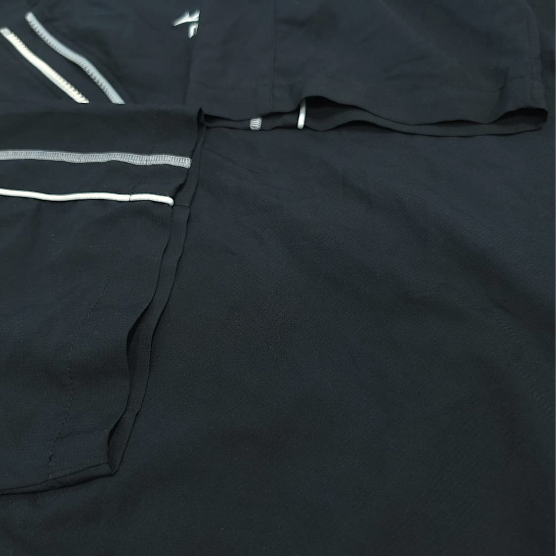 [XL] 미즈노 블랙 베이스볼 배팅 하프집업 반팔 아노락 바람막이 상품이미지7