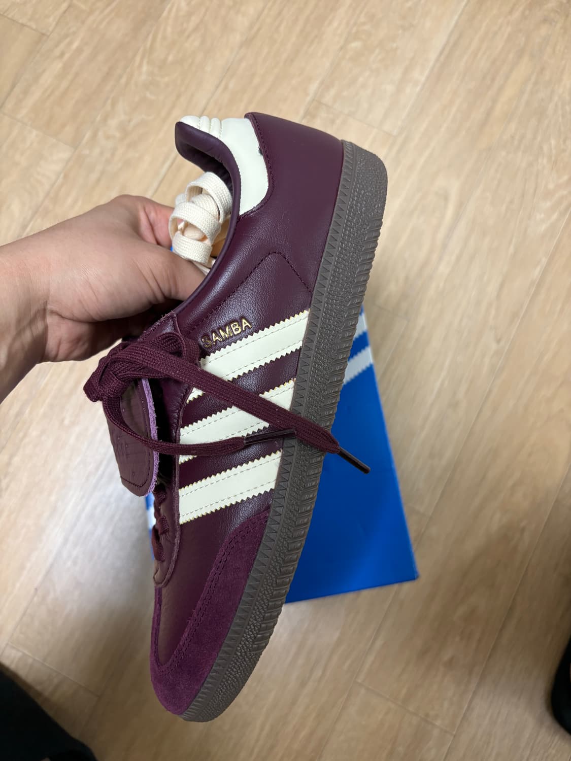 아디다스 삼바 LT 버건디 275새상품 상품이미지5