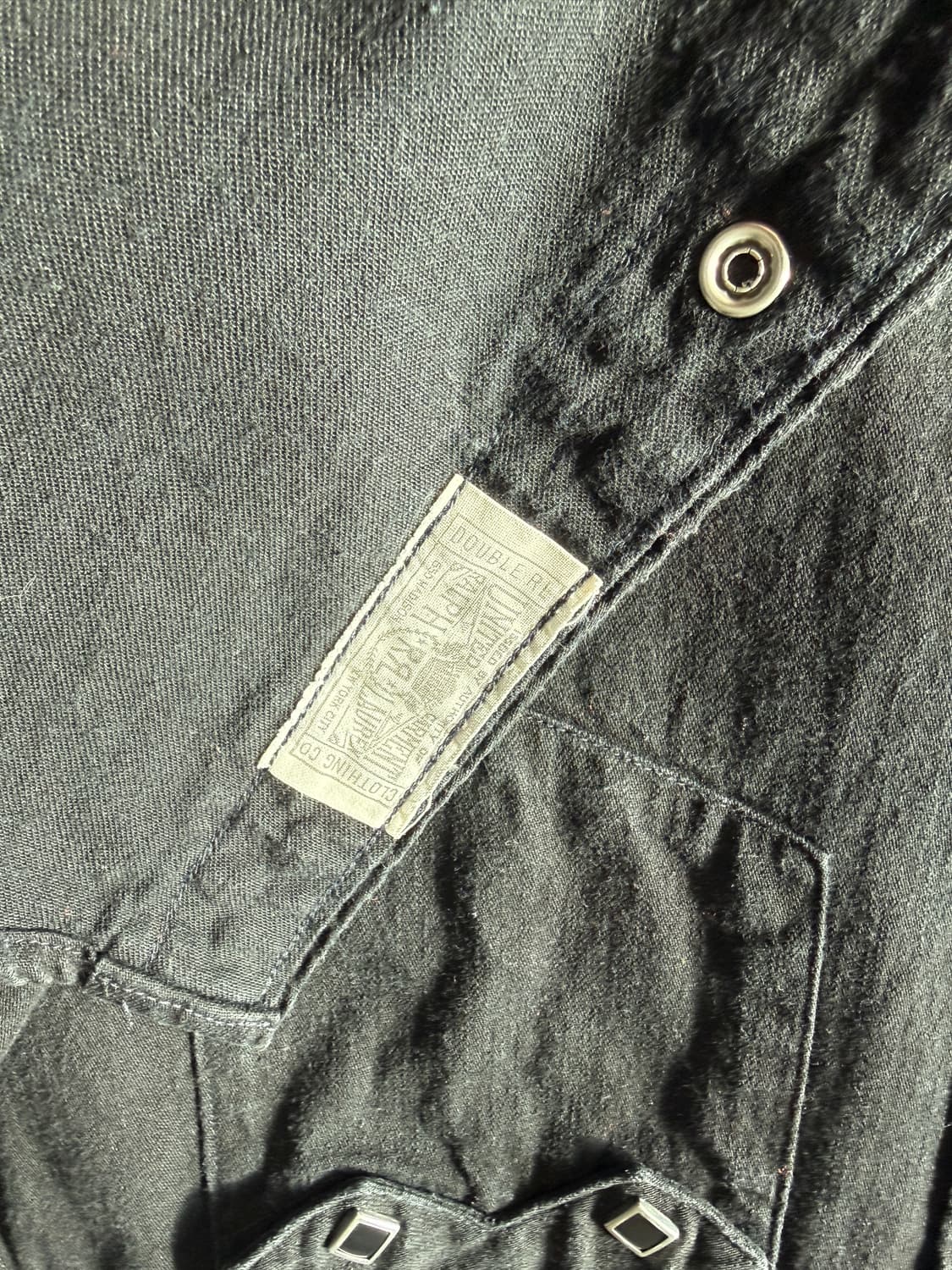 rrl 더블알엘 웨스턴 셔츠 블랙 xl 상품이미지5