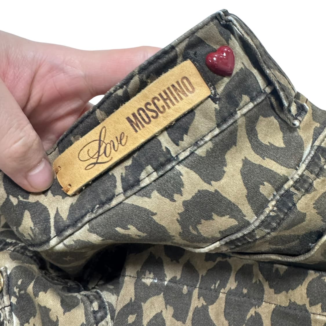 모스키노 러브 레오파드 팬츠 상품이미지5