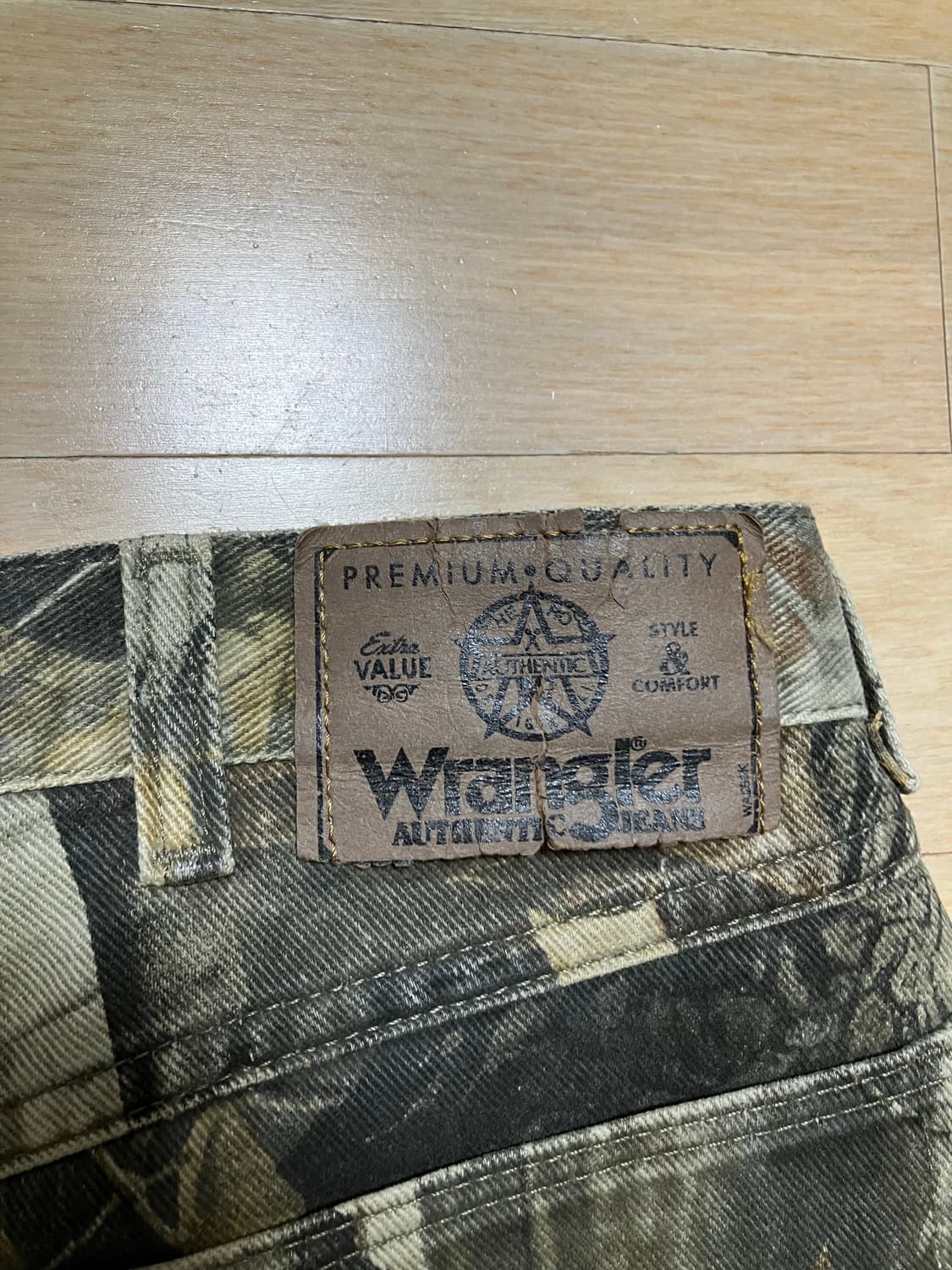 90’s 빈티지 랭글러 리얼트리 더블니팬츠 상품이미지2