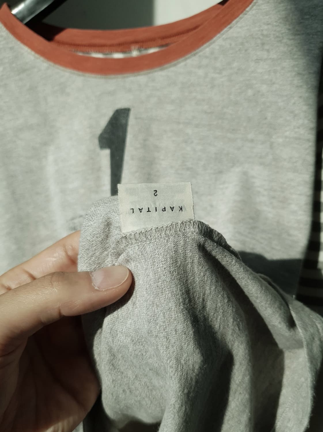 KAPITAL Vintage Number "1" Football Tee 상품이미지10