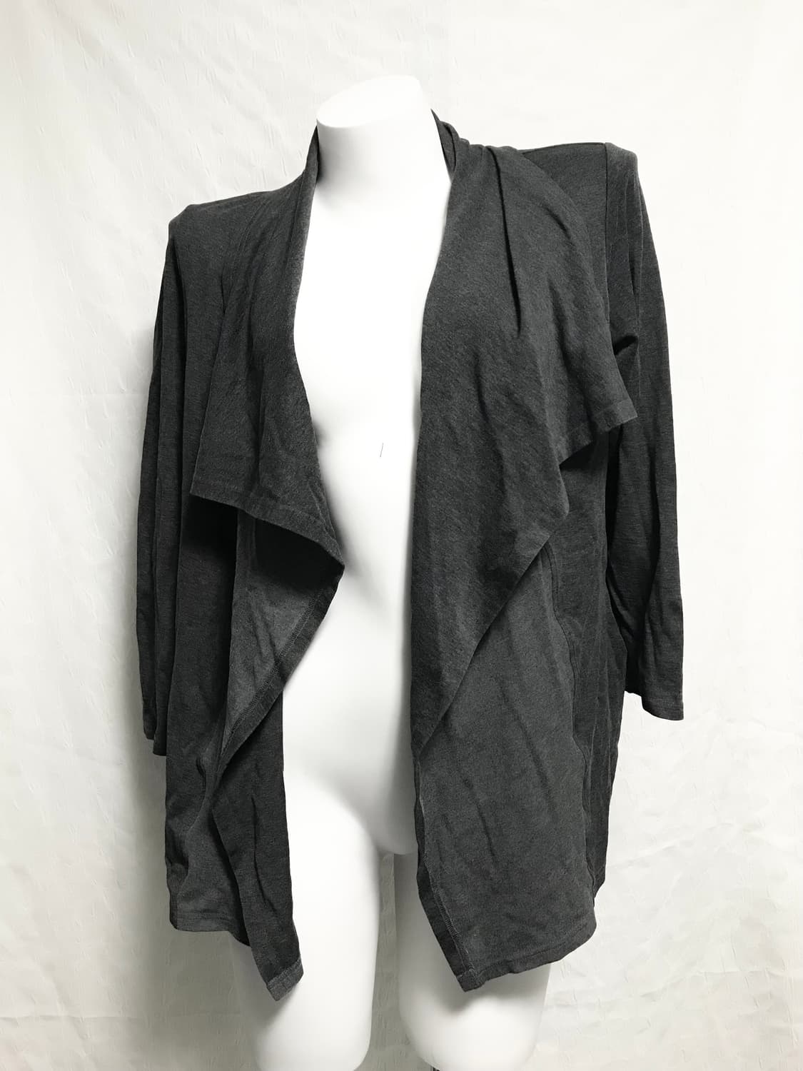 빈티지 vkei 아카이브 빅 카라 배색 오픈 가디건 상품이미지2